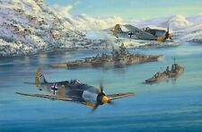 Eismeer Patrol by Anthony Saunders Artist Proof Tirpitz and Luftwaffe Veterans picture