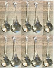 10 Clear Rain Drop Crystal Chandelier Lighting Pendant Replacement Parts 3 inch picture