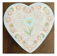 Heart Box Punch Studio Vintage Floral Stationary Box Gorgeous Gift Excellent picture
