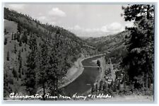 Clearwater Idaho ID Postcard RPPC Photo Clearwater River From Hi Way c1950's picture