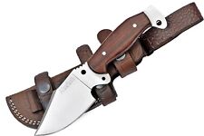 Hunting Knife 9'' Full-Tang Fixed Blade RoseWood Handle Knife w/ Sheath picture