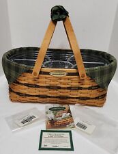 Longaberger 1999 Traditions Generosity Basket Liner Protectors Handle Tie 3rd Ed picture