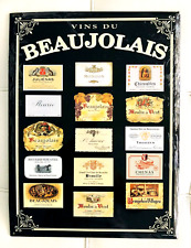 New in Plastic Restaurant Vine Advertising Du Beaujolais Different Wines 16