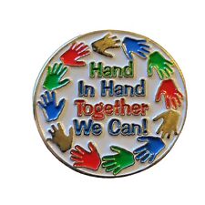 Hand In Hand Together We Can Lapel Pin picture