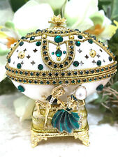 Faberge Egg Ornament Music Wedding Bridal shower gift Jewelry 24k GOLD Fabergé picture