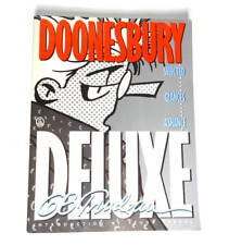 Doonesbury Deluxe First Edition Paperback by GB Gary Trudeau 1987 picture
