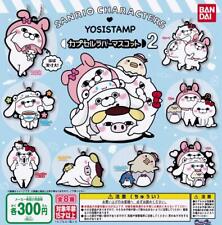Sanrio Characters Yoshi Stamp Capsule Rubber Mascot 2 [8 Types Set (Full Complet picture