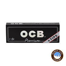 OCB Premium 1 1/4 Rolling Papers + Tips - 5 Packs picture