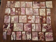 1970's Crossdress Men Lot of 38 Vintage Gay Interest Photos Party Parade  picture