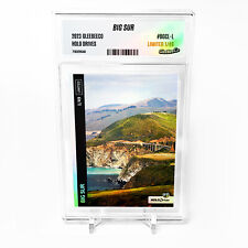 BIG SUR Photo Card 2023 GleeBeeCo Holo Drives Slabbed California #BGCL-L /49 picture