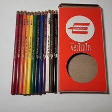 Vintage Eagle Verithin Colored Pencils 12 Color Art Set 796SP ROYGBIV picture