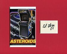 Ed Logg Co-Creating Asteroids Centipede Gauntlet Signed Autograph Photo Display picture