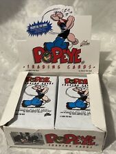 36 Sealed Packs Popeye Cartoon Trading Cards In Box 1994 65th Anniversary picture
