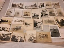 Lot of 27 VINTAGE OLD PHOTOS People and Cars picture