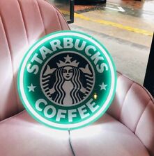 Starbucks Coffee Store Soda Bar Drink Silicone LED NEON Light Sign 12