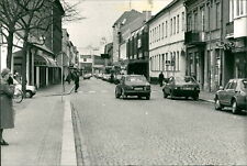 Ängelholm, Sweden, the main street - Vintage Photograph 2438934 picture