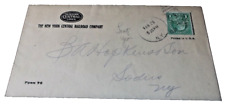 NEW YORK CENTRAL NYC USED COMPANY ENVELOPE picture