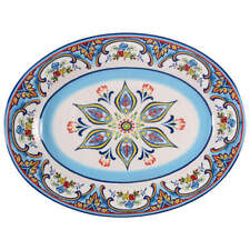 Euro Ceramica Zanzibar Oval Serving Platter 11361066 picture