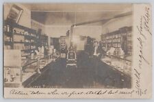 RPPC Blissfield MI 1906 Store Interior View 