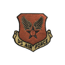 USAF Wing and Star OCP Spice Brown W/ Hook fastener Patch (ea) picture