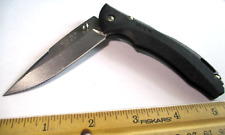 Buck 285 Bantam Black Folding Pocket Knife - Good condition picture