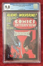 David Anthony Kraft’s Comics Interview #84 (1990) CGC 9.0 - Aliens vs Wolverine picture