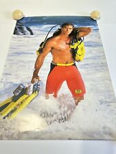 Vintage Bud light beer Poster Scuba Lifeguard 80s Playgirl Gay LGBTQ picture