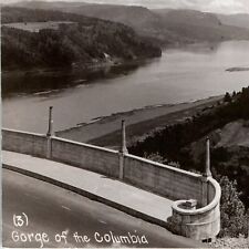 c1930s Oregon Columbia River RPPC Crown Pt Gorge Bridge Highway Road Scenic A165 picture