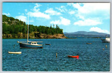 View From Town Landing Bar Harbor Maine ME Postcard VTG picture