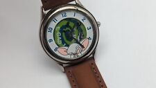 Warner Bros Vintage Pinky and the Brain watch RARE Animaniacs DIAL SPINS FOSSIL picture