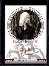 2022 Rittenhouse Game of Thrones Autograph Red Sigil Harry Lloyd picture