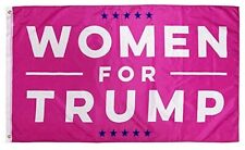 Women For Trump...2020...  3 x 5 Foot Flag...... + 1 Decal...WFT-1 picture
