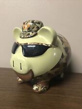 Not Your Average Millionaires Duck Dynasty camo piggy bank with sunglasses picture