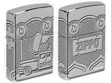 Zippo 1723, Zippo Car, Deep Carved HP Chrome Armor Lighter, Numbered to 100 picture