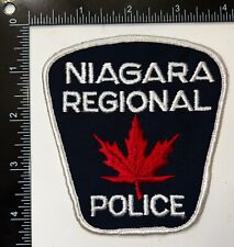 VINTAGE OBSOLETE Canada Canadian Niagara Regional Police Patch picture