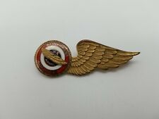 Northwest Airlines US Airmail Flight Attendant Wing Insignia Vintage 1990 picture