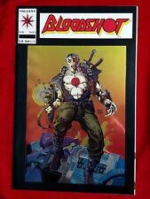 1993 Bloodshot 1 Blood of the Machine Valiant Chromium cover Comic NM Unread 90s picture