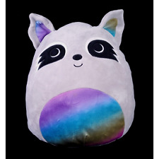 KellyToy Squishmallow 16” Max the Raccoon Rainbow picture