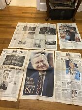 UNC Basketball Dean Smith Retirement Newspapers Charlotte Observer Originals picture