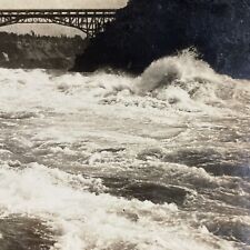 Antique 1910s Whirlpool Rapids Niagara Falls NY Stereoview Photo Card P4855 picture