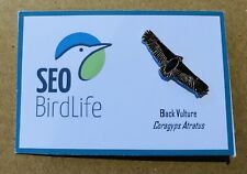 Black Vulture - SEO Birdlife - Enamel Pin Badge picture