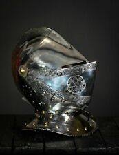 18 Gauge Armet Close Helmet Sca Hnb Steel Medieval Combat Theater Role Cosplay picture