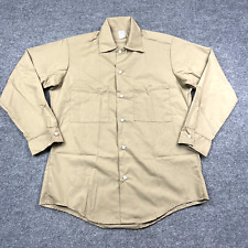 VTG Prison Uniform Shirt Mens M Beige Oregon State Correctional Industries DOC picture