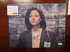 JODIE FOSTER HAND SIGNED  11X14 AUTOGRAPHED SILENCE OF THE LAMBS PSA/DNA COA picture