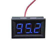 1x Mini DC 5-120V  Voltage Volt Meter Voltmeter Blue LED Panel 3-Digital Display picture