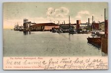 The Harbor Newburyport Mass Massachusetts NBPT Vintage Postcard Posted 1906 picture