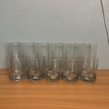 Vintage Set Of 11 Glasses With Indented Hand Placements picture