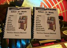 SEEBURG Select-O-Matic 100 Jukebox Service / Owners MANUAL (264 page) picture