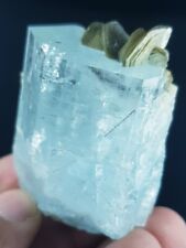 Masterpiece 541 Ct Natural Terminated Sky Blue Aquamarine Crystal - Mica @ Nagar picture