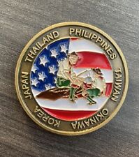 Far East Council Challenge Coin Boy Scout BSA Okinawa Korea Philippines Thailand picture